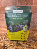 All purpose slow release fertilizer pouch, NPK 18-5-10 with minor elements